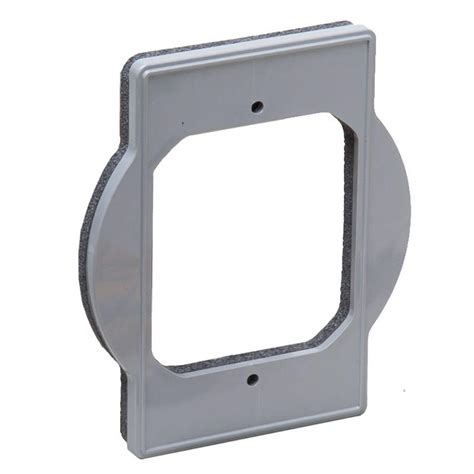 converting rectangular gang box to round electrical box|round box adapter plate.